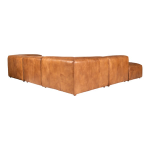 Moe's Home Luxe Sectional in Tan (26' x 114' x 103') - QN-1026-40