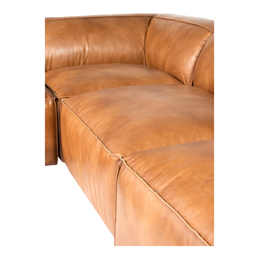 Moe's Home Luxe Sectional in Tan (26' x 114' x 103') - QN-1026-40