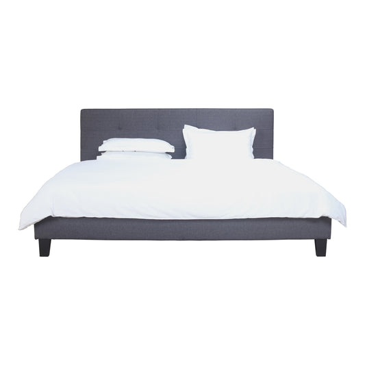 Moe's Home Eliza Bed in Dark Grey (39" x 79" x 86") - RN-1021-25