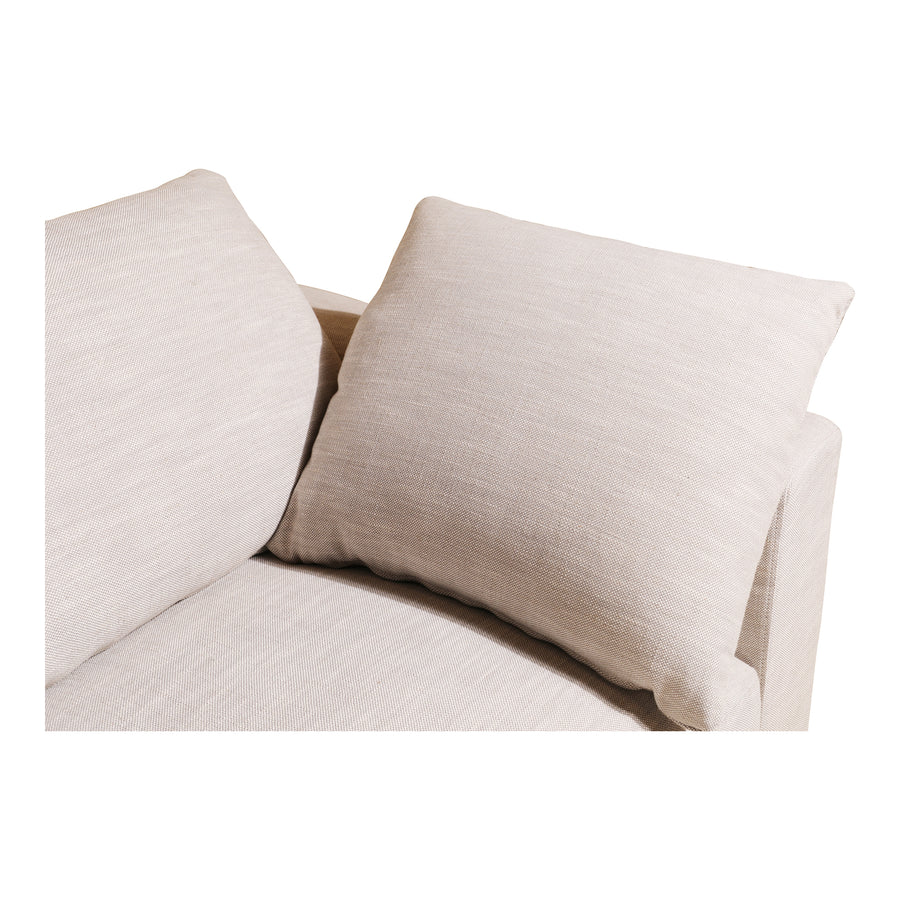Moe's Home Justin Sectional in Taupe (34' x 115' x 115') - RN-1098-39