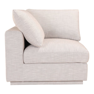 Moe's Home Justin Sectional in Taupe (34' x 38' x 38') - RN-1102-39