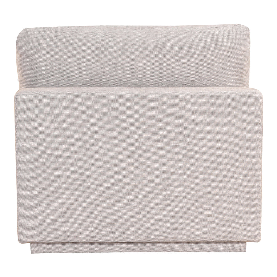 Moe's Home Justin Sectional in Taupe (34' x 38' x 38') - RN-1103-39