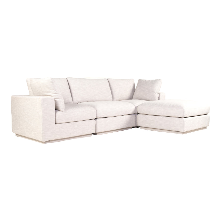 Moe's Home Justin Sectional in Taupe (34' x 114' x 74') - RN-1131-39