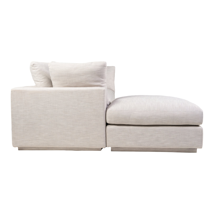 Moe's Home Justin Sectional in Taupe (34' x 114' x 74') - RN-1131-39