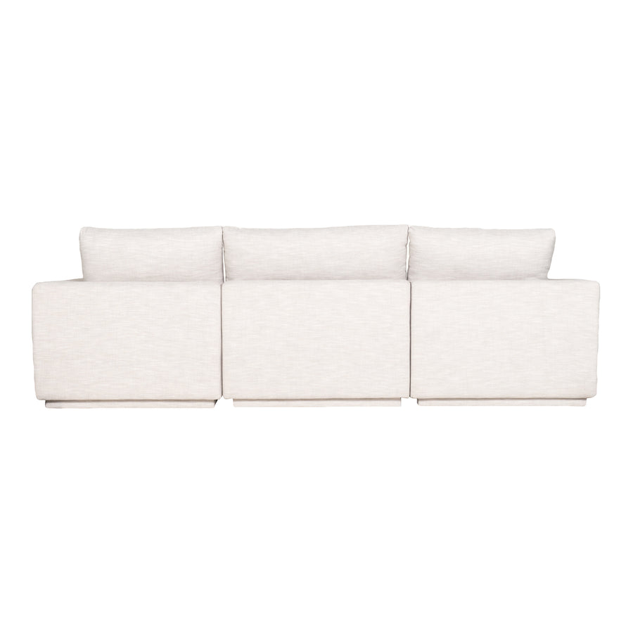 Moe's Home Justin Sectional in Taupe (34' x 114' x 74') - RN-1131-39