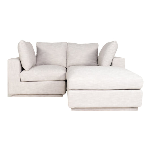 Moe's Home Justin Sectional in Taupe (34" x 76" x 74") - RN-1132-39
