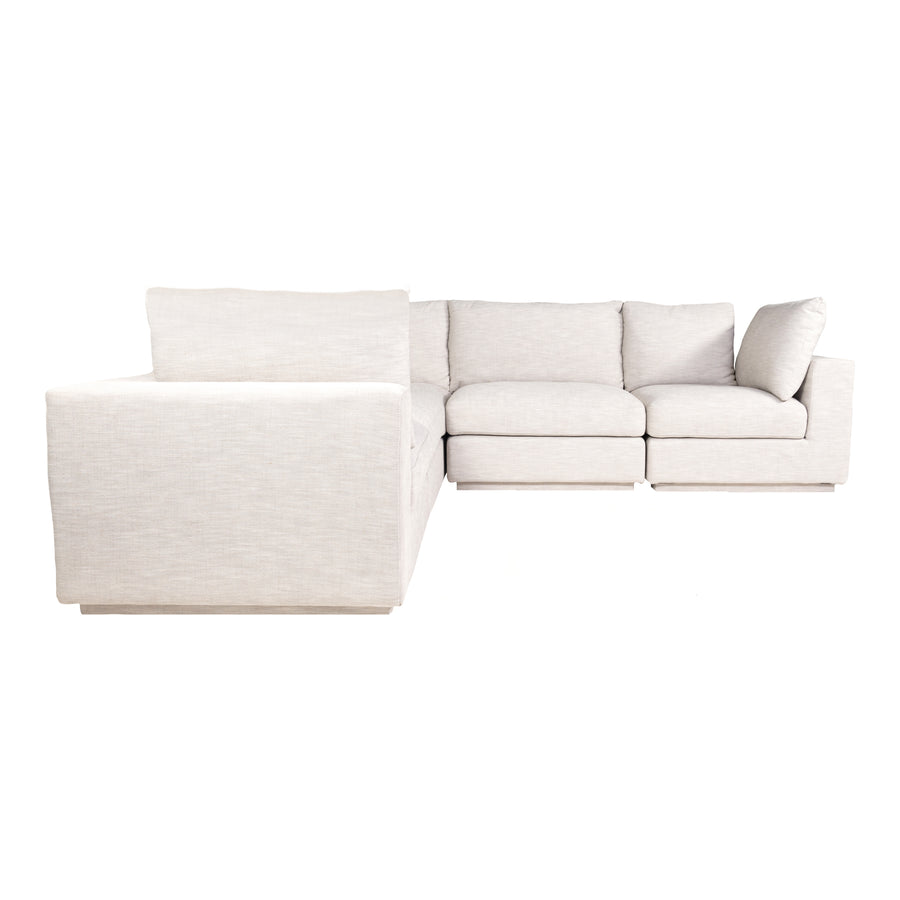 Moe's Home Justin Sectional in Taupe (34' x 114' x 114') - RN-1133-39