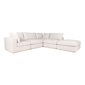Moe's Home Justin Sectional in Taupe (34' x 114' x 114') - RN-1134-39