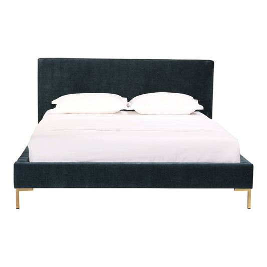 Moe's Home Astrid Bed in Blue (39" x 84" x 87.5") - RN-1145-26
