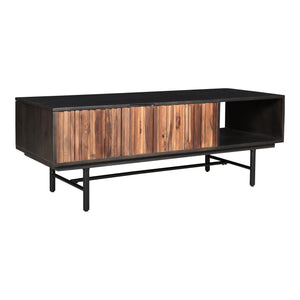 Moe's Home Jackson Coffee Table in Black (17' x 47' x 18') - RP-1006-02