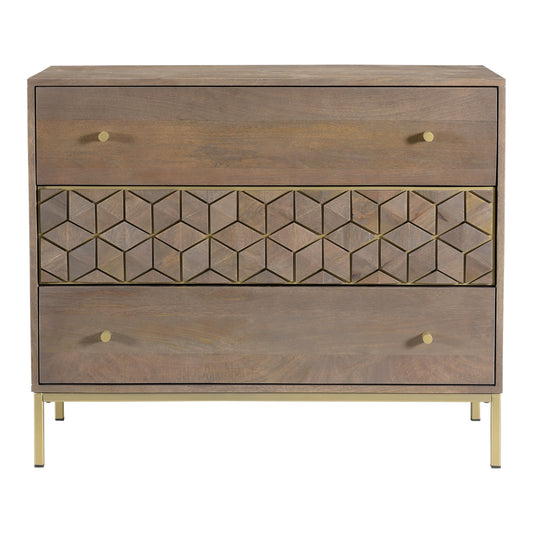 Moe's Home Corolla Dresser in Grey (32" x 38" x 16") - RP-1015-29