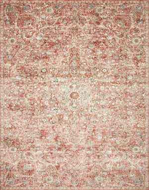 Saban Rug in Rust & Beige