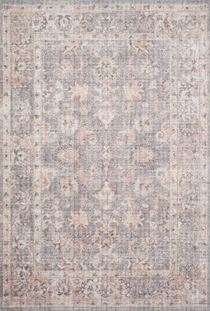 Skye Rug in Grey & Apricot