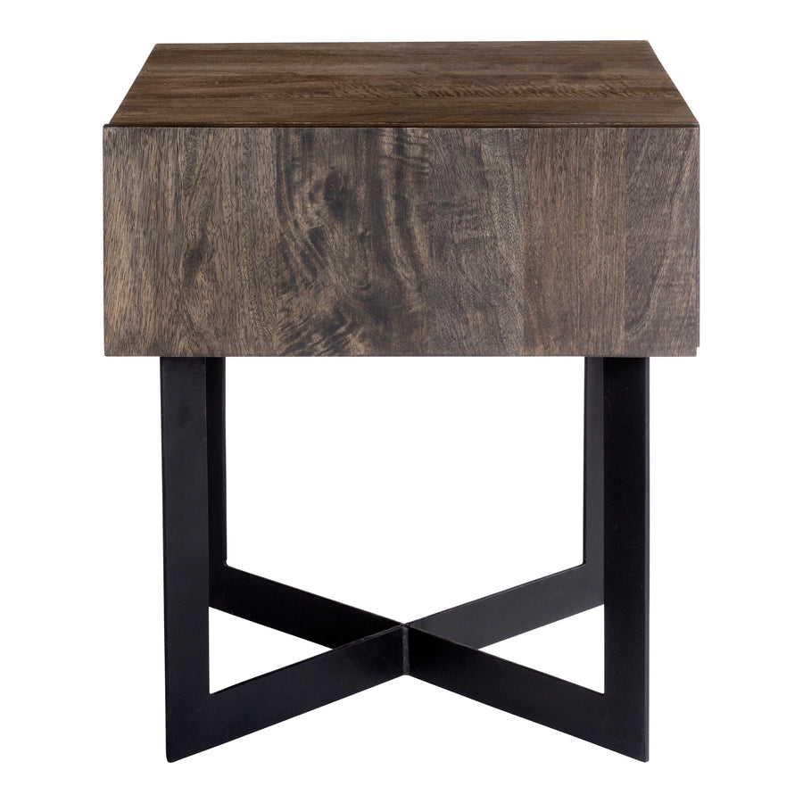 Moe's Home Tiburon End Table in Dark Brown (23' x 20' x 20.5') - SR-1020-24