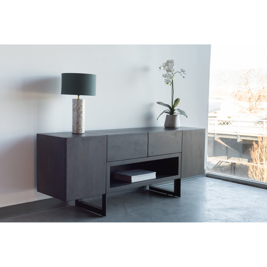 Moe's Home Tiburon Media Console in Dark Brown (28' x 72' x 18') - SR-1022-24