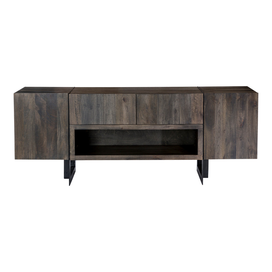 Moe's Home Tiburon Media Console in Dark Brown (28' x 72' x 18') - SR-1022-24