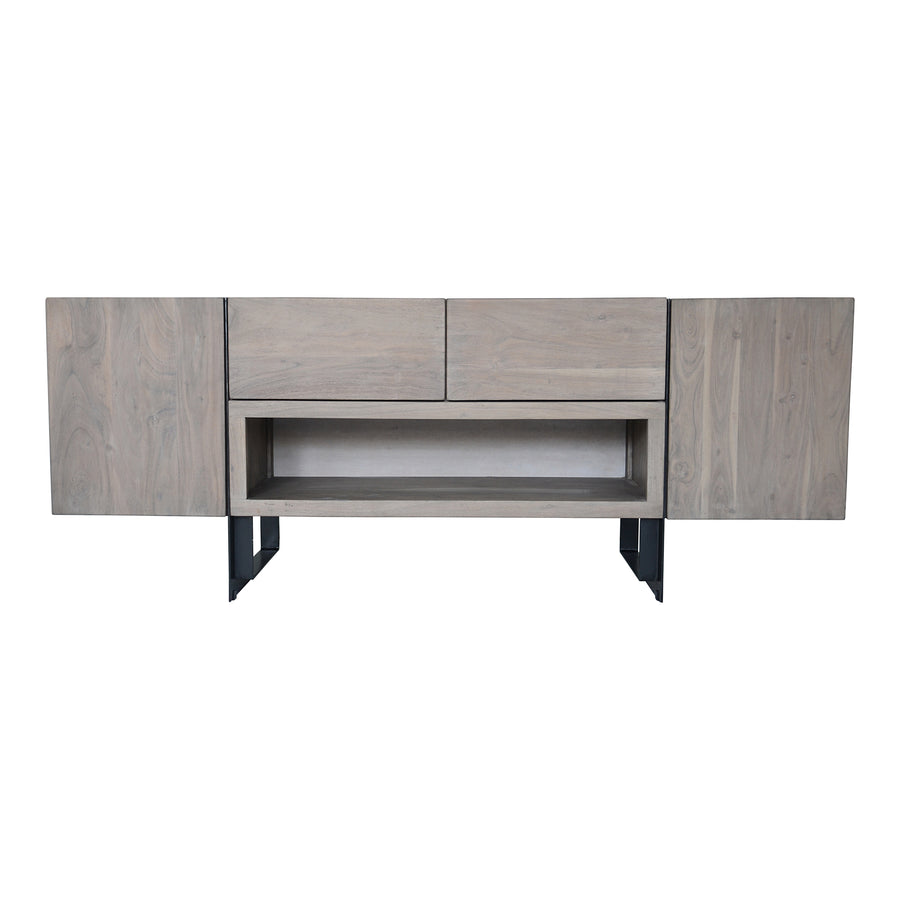 Moe's Home Tiburon Media Console in Grey (28' x 72' x 18') - SR-1022-29