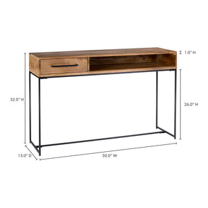 Moe's Home Colvin Console Table in Natural (32' x 50' x 15') - SR-1027-24