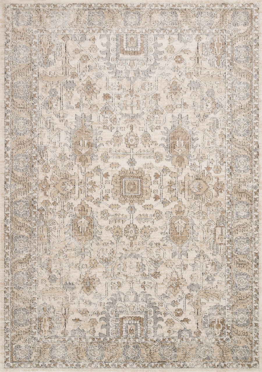 Teagan Rug in Ivory & Sand