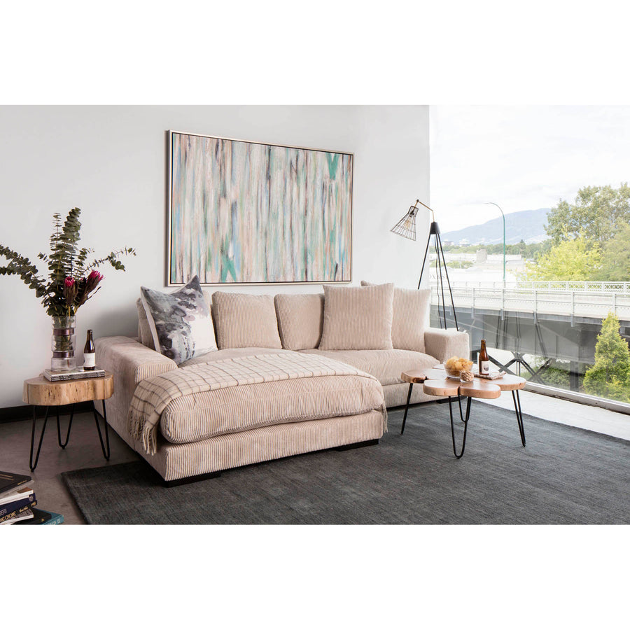 Moe's Home Plunge Sectional in Cappuccino Beige (34' x 106' x 46') - TN-1004-14