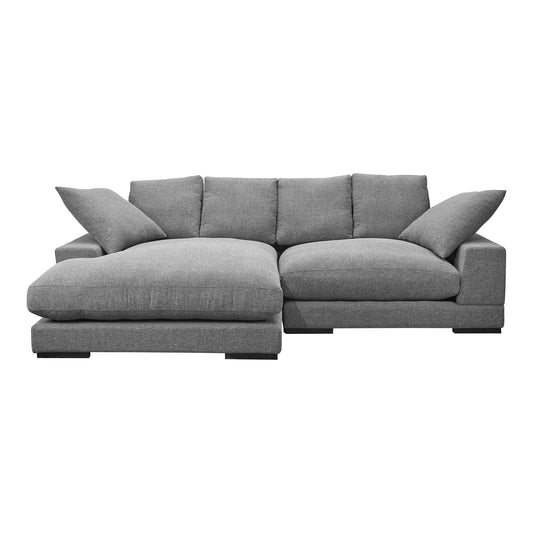 Moe's Home Plunge Sectional in Anthracite Grey (34" x 106" x 46") - TN-1004-15