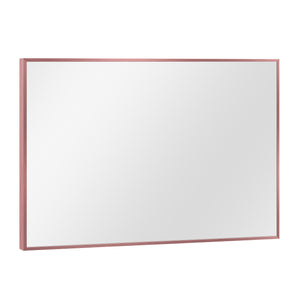 36-in H x 24-in W Wall Mirror Rose Gold