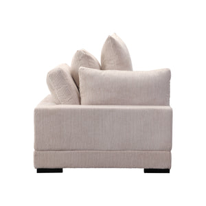 Moe's Home Tumble Sectional in Cappuccino Brown (21' x 43.5' x 43.5') - UB-1007-14