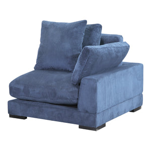 Moe's Home Tumble Corner Sectional in Navy Blue (21' x 43.5' x 43.5') - UB-1007-46
