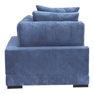 Moe's Home Tumble Corner Sectional in Navy Blue (21' x 43.5' x 43.5') - UB-1007-46
