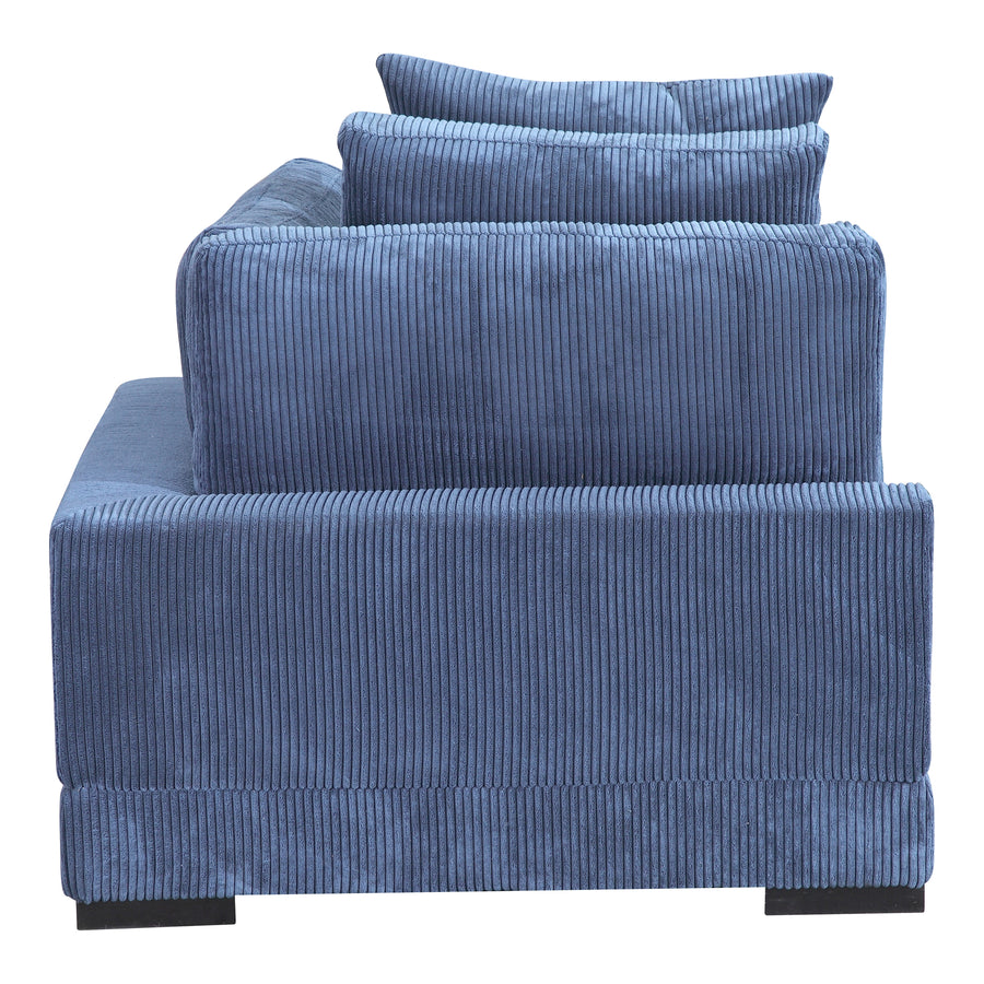 Moe's Home Tumble Corner Sectional in Navy Blue (21' x 43.5' x 43.5') - UB-1007-46