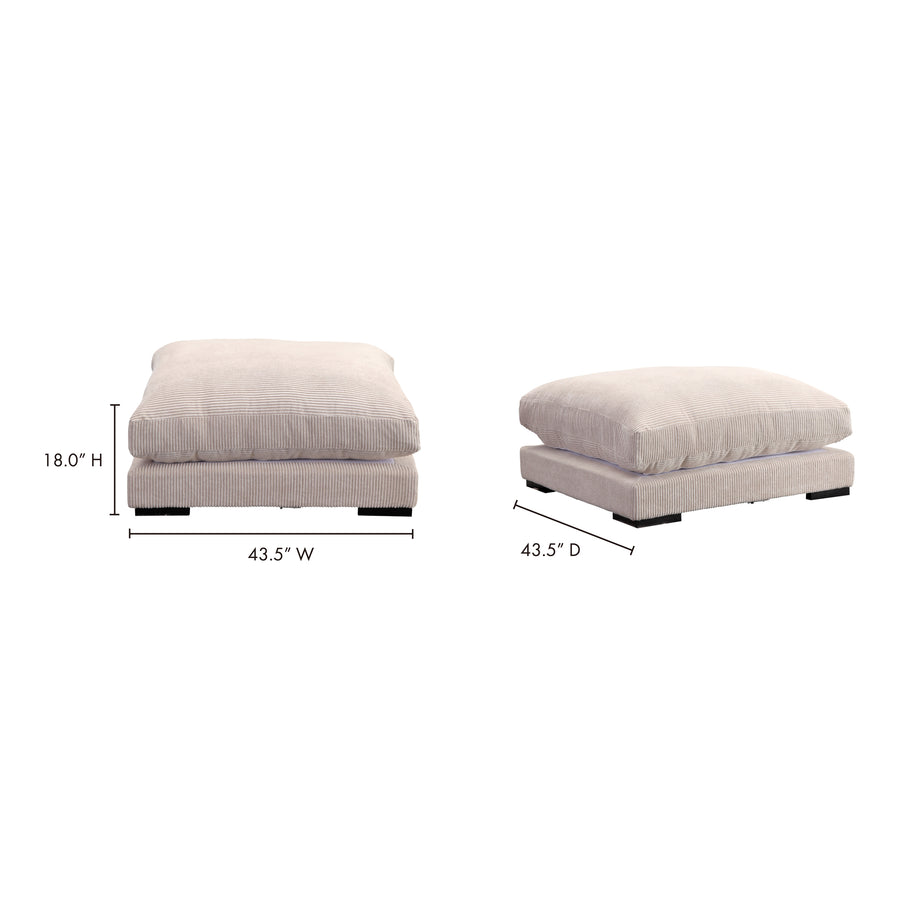 Moe's Home Tumble Sectional in Cappuccino Brown (18' x 43.5' x 43.5') - UB-1009-14