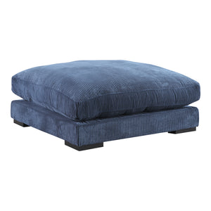 Moe's Home Tumble Ottoman in Navy Blue (18' x 43.5' x 43.5') - UB-1009-46