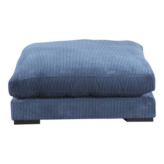 Moe's Home Tumble Ottoman in Navy Blue (18" x 43.5" x 43.5") - UB-1009-46