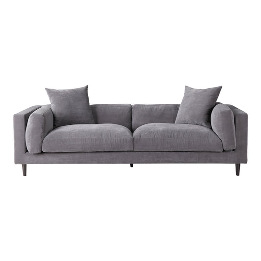 Moe's Home Lafayette Sofa in Grey (27.5" x 90.5" x 39") - UB-1011-25