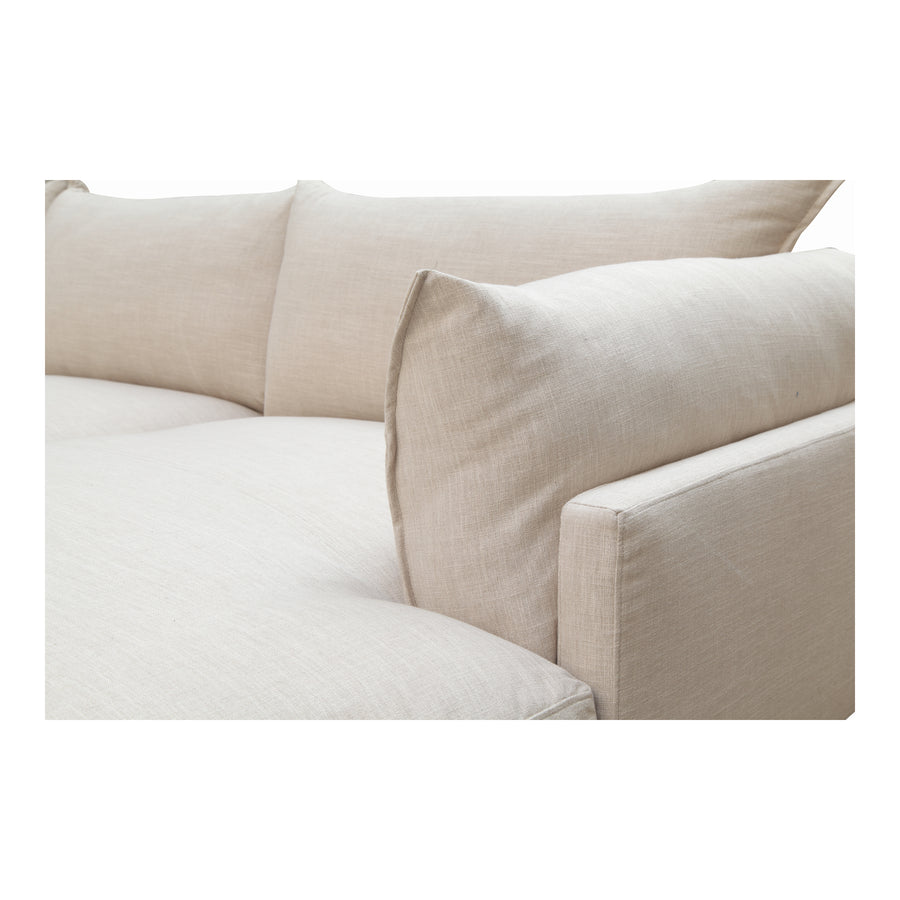 Moe's Home Jamara Sectional in Sandy Beige (31.5' x 112' x 65.75') - UB-1016-29-L