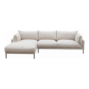 Moe's Home Jamara Sectional in Sandy Beige (31.5' x 112' x 65.75') - UB-1016-29-L