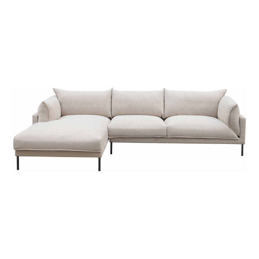 Moe's Home Jamara Sectional in Sandy Beige (31.5' x 112' x 65.75') - UB-1016-29-L
