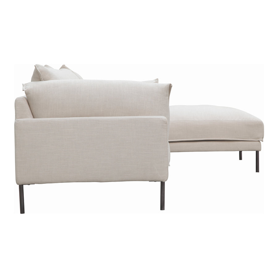 Moe's Home Jamara Sectional in Sandy Beige (31.5' x 112' x 65.75') - UB-1016-29-R