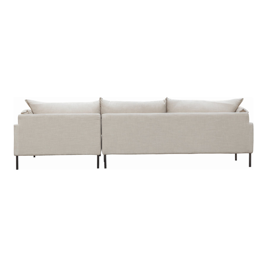 Moe's Home Jamara Sectional in Sandy Beige (31.5' x 112' x 65.75') - UB-1016-29-R