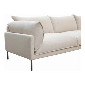 Moe's Home Jamara Sectional in Sandy Beige (31.5' x 112' x 65.75') - UB-1016-29-R
