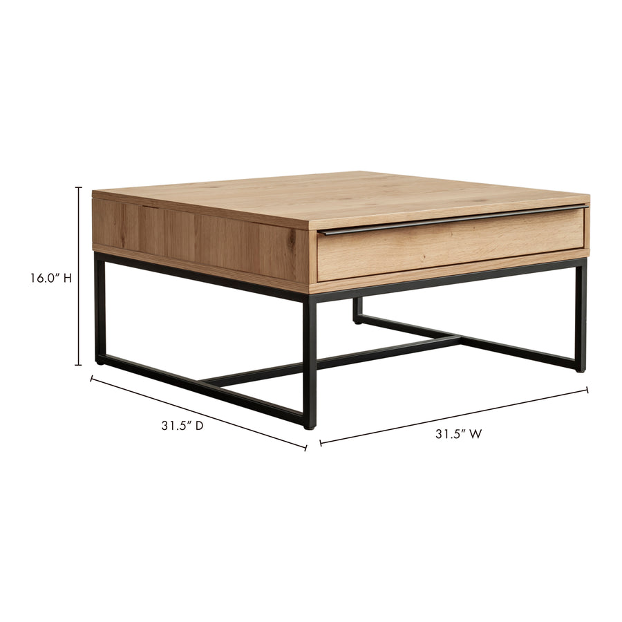 Moe's Home Nevada Coffee Table in Brown (16' x 31.5' x 31.5') - UR-1005-03