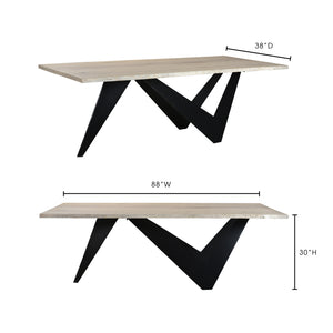 Moe's Home Bird Dining Table in Small (30' x 88' x 38') - VE-1068-24