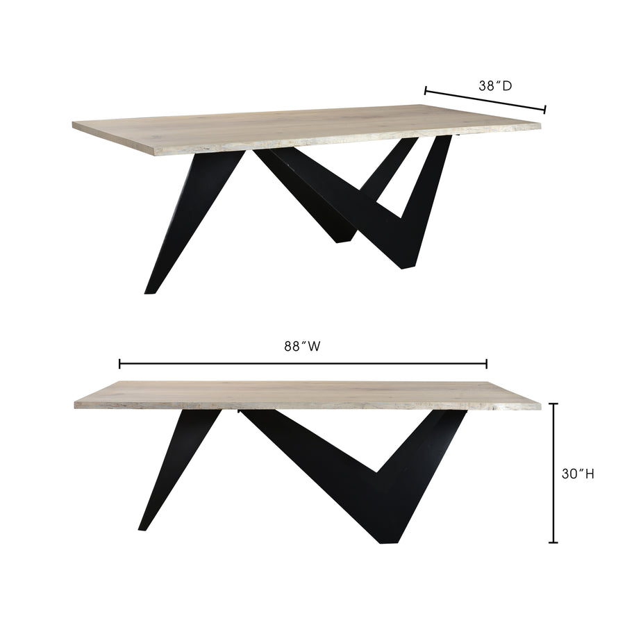 Moe's Home Bird Dining Table in Small (30' x 88' x 38') - VE-1068-24