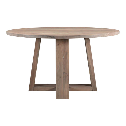 Moe's Home Tanya Dining Table in Light Grey (30" x 54" x 54") - VE-1073-29