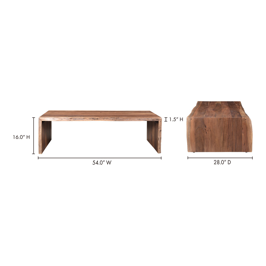 Moe's Home Tyrell Coffee Table in Brown (16' x 54' x 28') - VE-1094-03