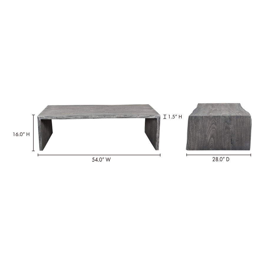 Moe's Home Tyrell Coffee Table in Light Grey (16' x 54' x 28') - VE-1094-29