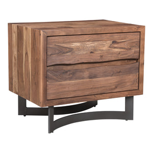 Moe's Home Bent Nightstand in Brown (22' x 26' x 18') - VE-1096-03