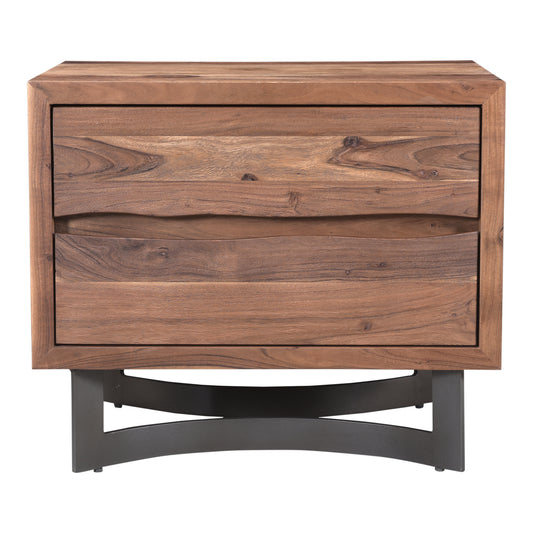 Moe's Home Bent Nightstand in Brown (22" x 26" x 18") - VE-1096-03