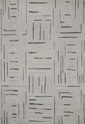 Verve Rug in Silver & Slate