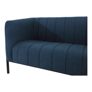 Moe's Home Jaxon Sofa in Blue (29' x 82.7' x 32') - VV-1002-19